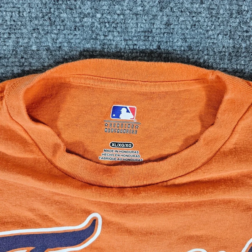 MLB Detroit Tigers Miguel Cabrera #24 Orange T-Shirt Mens XL Baseball Flaws - Picture 2 of 7